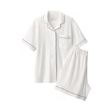 婦人　着るタオル　両面パイル半袖パジャマ