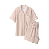 婦人　着るタオル　両面パイル半袖パジャマ