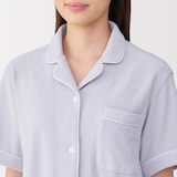 婦人　着るタオル　両面パイル半袖パジャマ