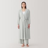 婦人　楊柳ガーゼ　ロングカーディガン