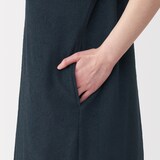 婦人　着るタオル　両面パイル半袖ワンピース