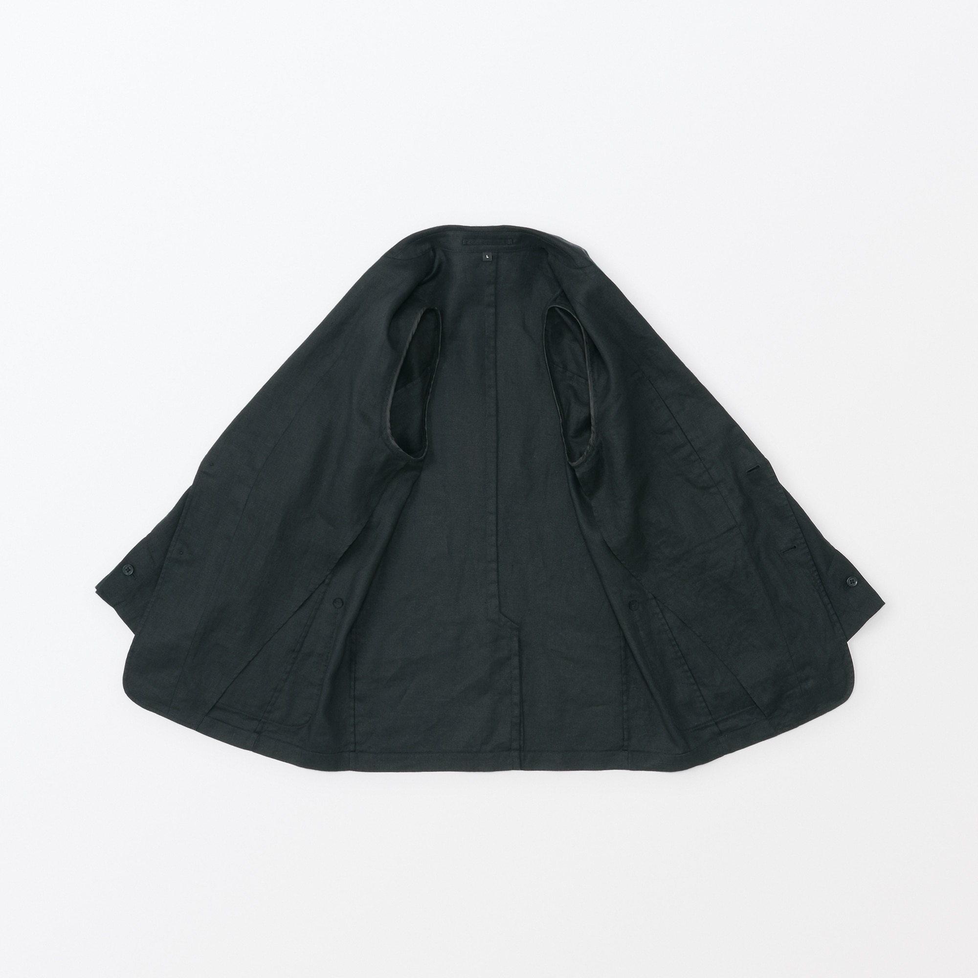 紳士　リネン洗いざらしジャケット