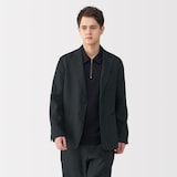 紳士　リネン洗いざらしジャケット