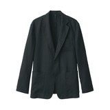 紳士　リネン洗いざらしジャケット