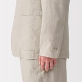 紳士　リネン洗いざらしジャケット