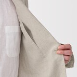 紳士　リネン洗いざらしジャケット