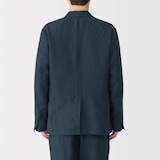 紳士　リネン洗いざらしジャケット