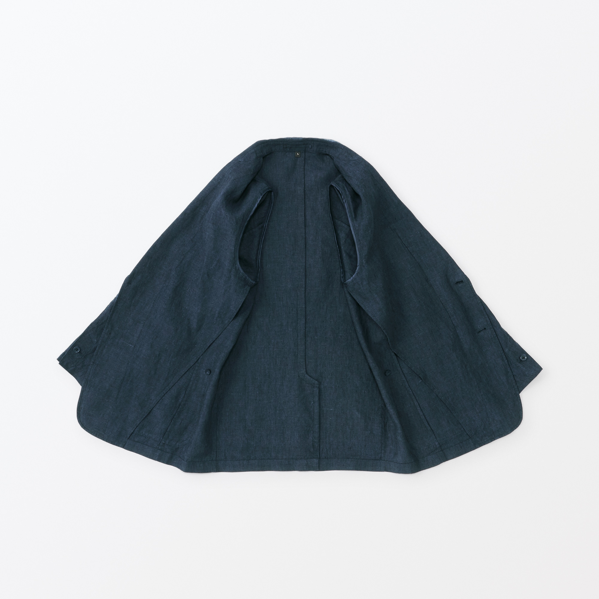 MUJI 全新品 紳士 リネン洗いざらしジャケット 紳士 リネン洗いざらしジャケット | 無印良品