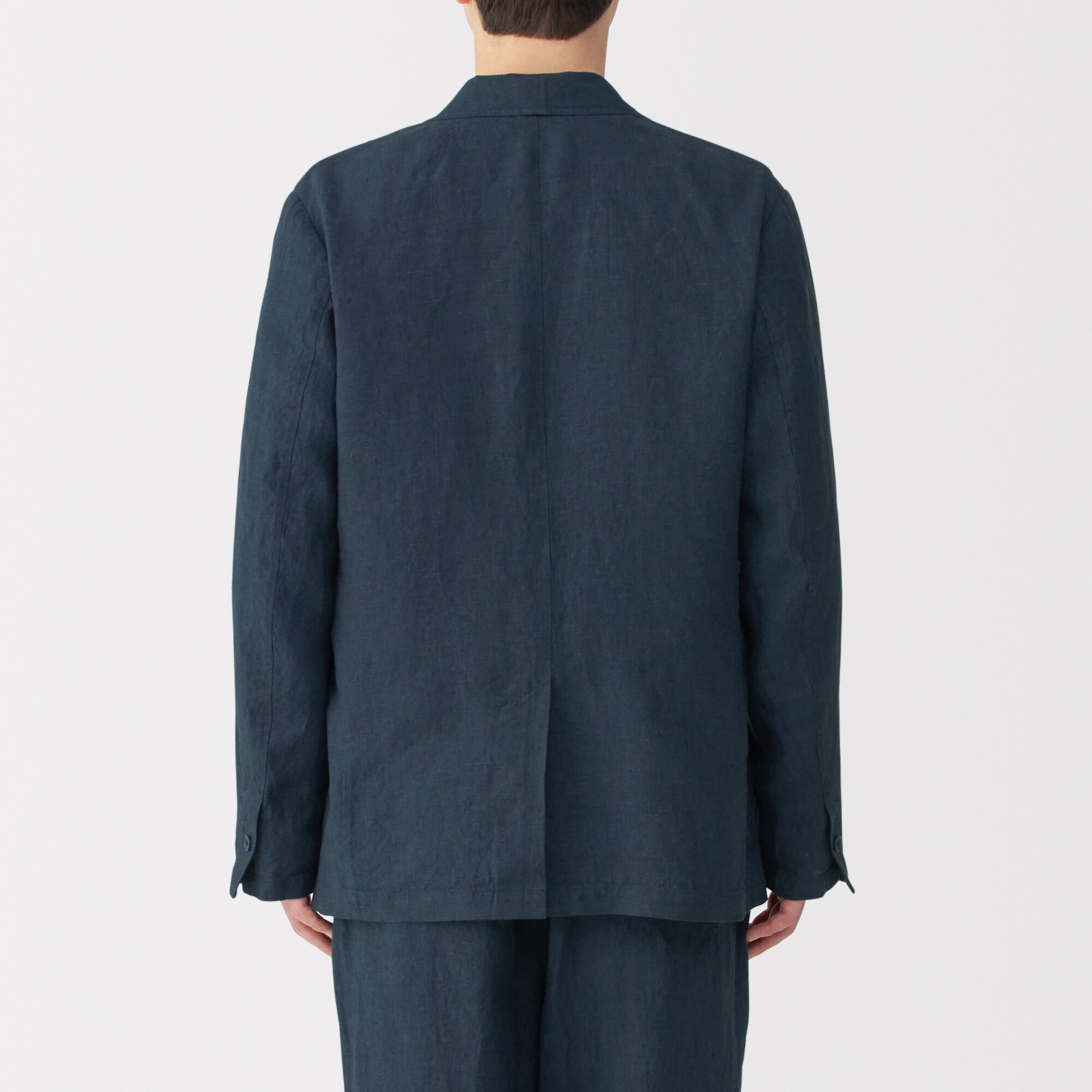 紳士　リネン洗いざらしジャケット