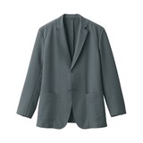 紳士　風を通す　ストレッチサッカージャケット