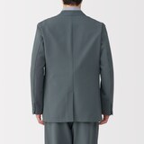 紳士　風を通す　ストレッチサッカージャケット