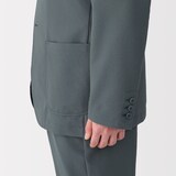 紳士　風を通す　ストレッチサッカージャケット