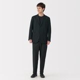 紳士　風を通す　ストレッチサッカージャケット