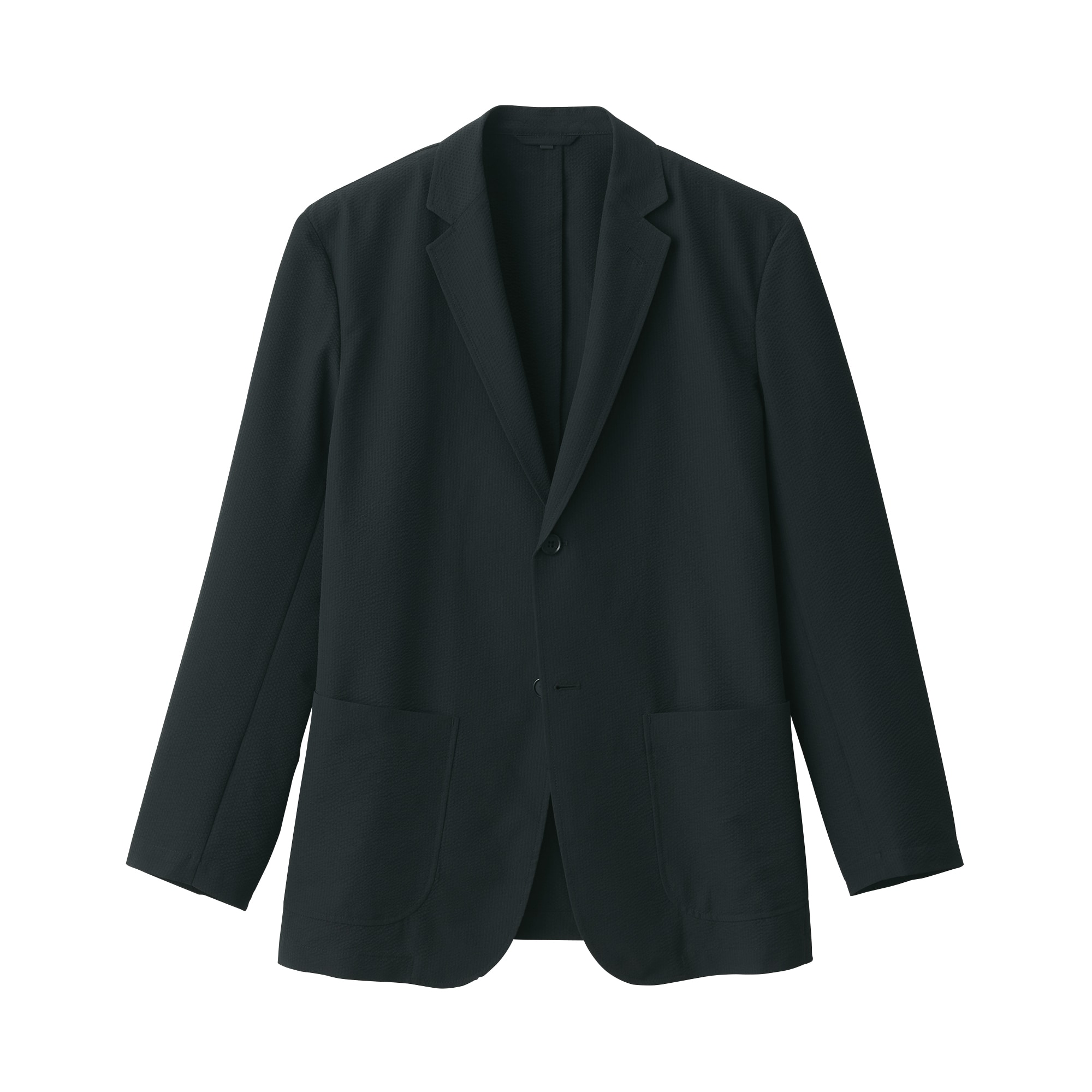 紳士　風を通す　ストレッチサッカージャケット