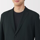 紳士　風を通す　ストレッチサッカージャケット