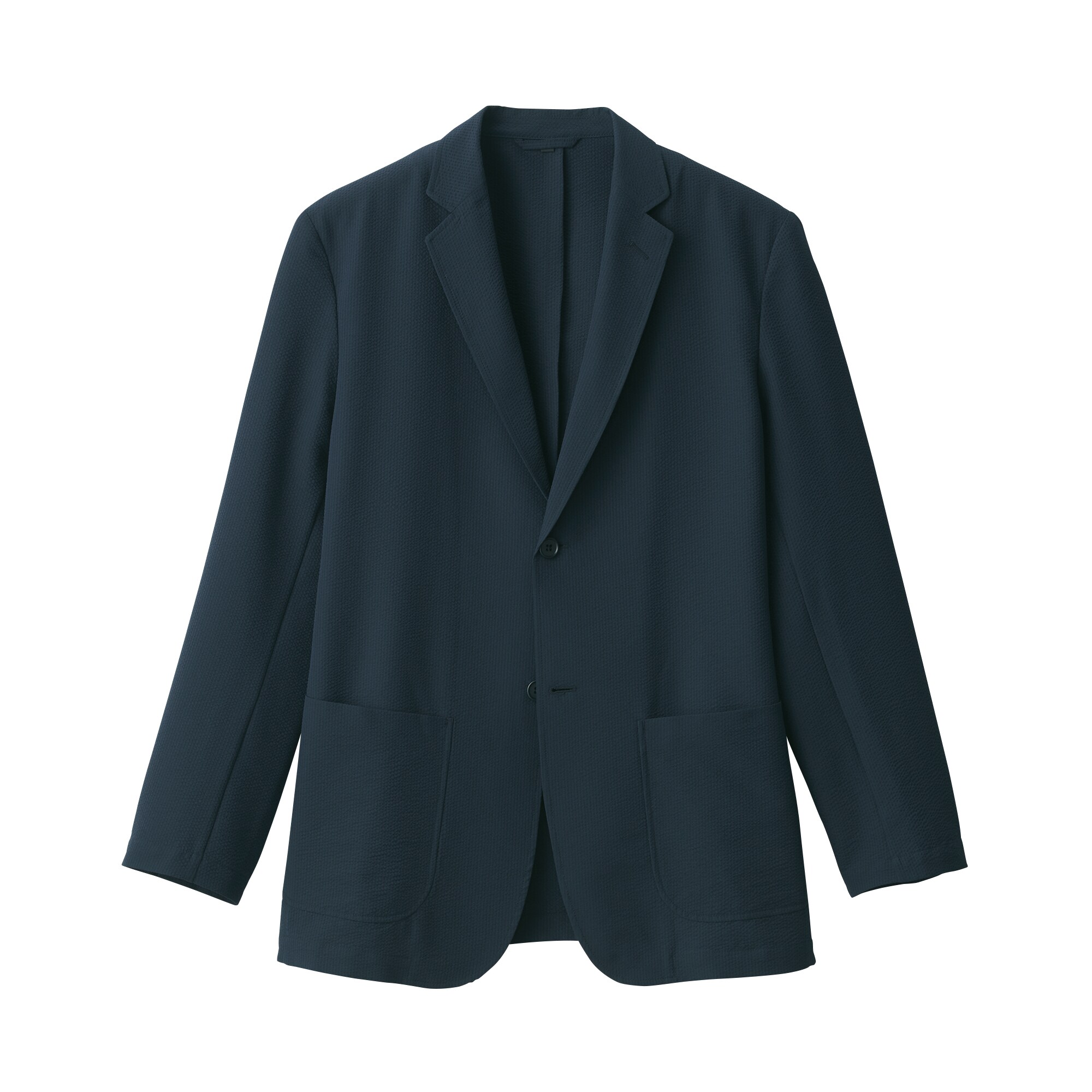 紳士　風を通す　ストレッチサッカージャケット