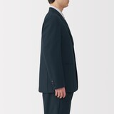 紳士　風を通す　ストレッチサッカージャケット