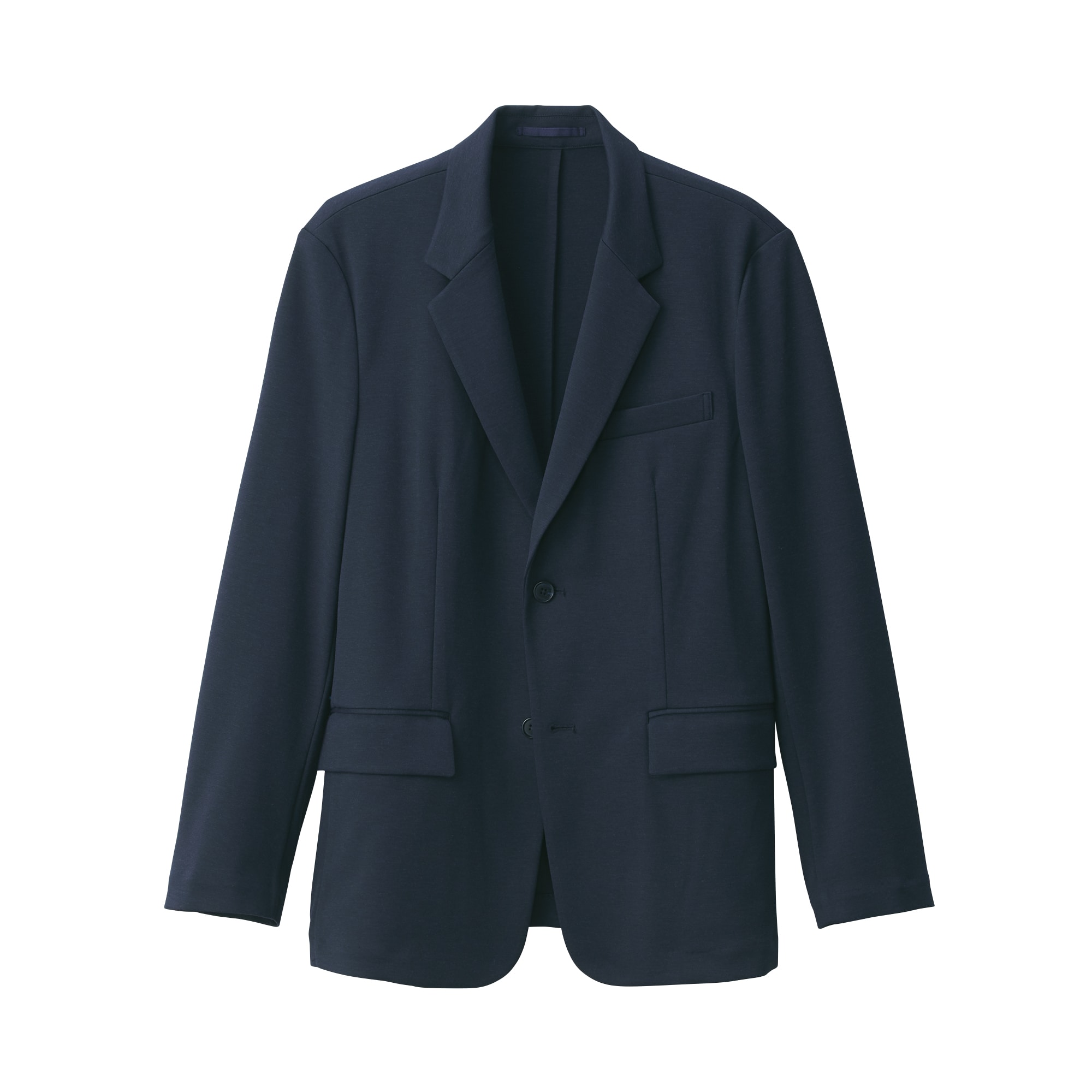 [新品]無印良品　ストレッチジャージーセットアップ　XL 紺色　ストレッチ 楽天市場】【無印良品 公式】紳士 ストレッチジャージー
