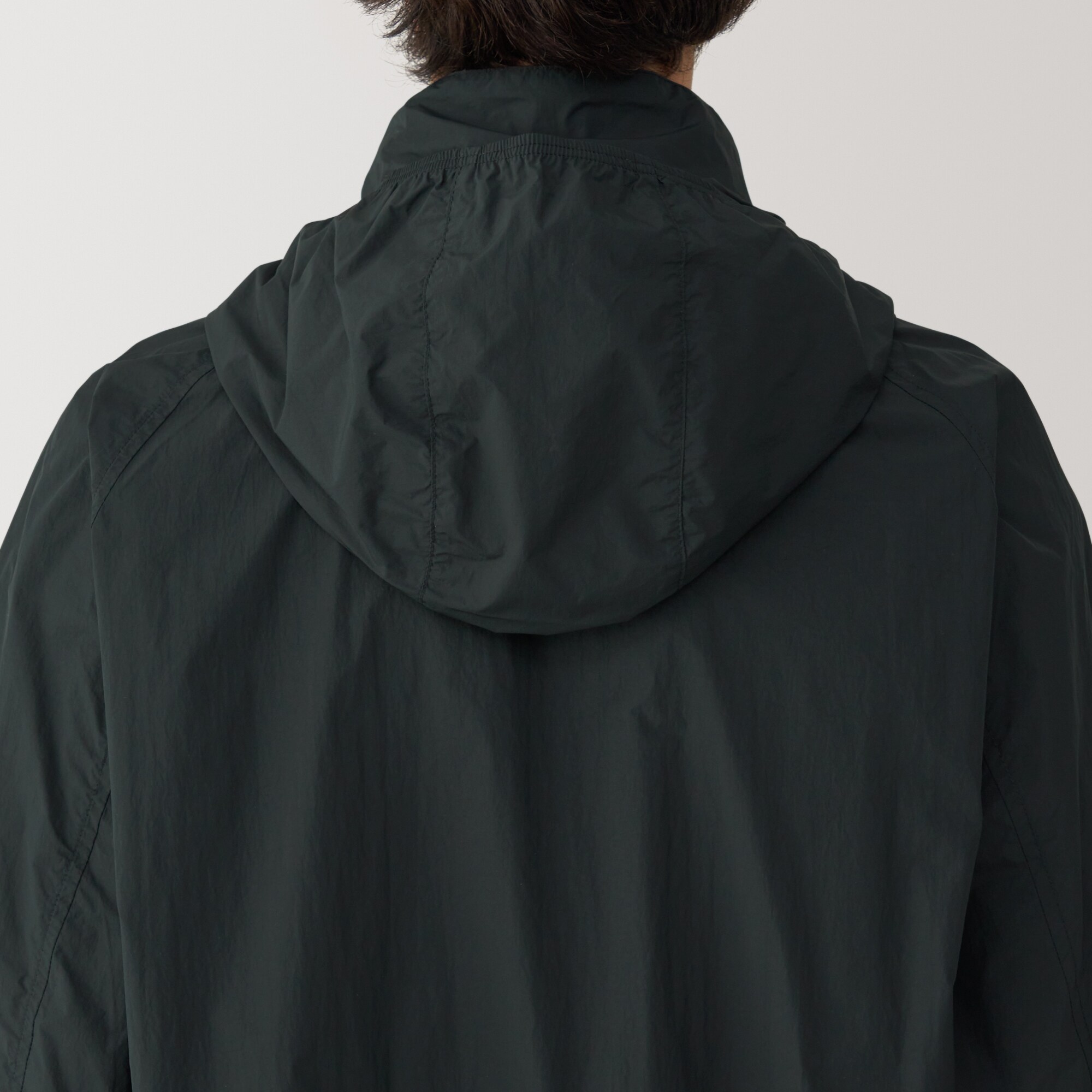 kenken様　無印撥水ナイロンウインドブレーカー&パンツ セットアップ M 黒 未使用品】無印良品 撥水ナイロンウインドブレーカー&パンツ