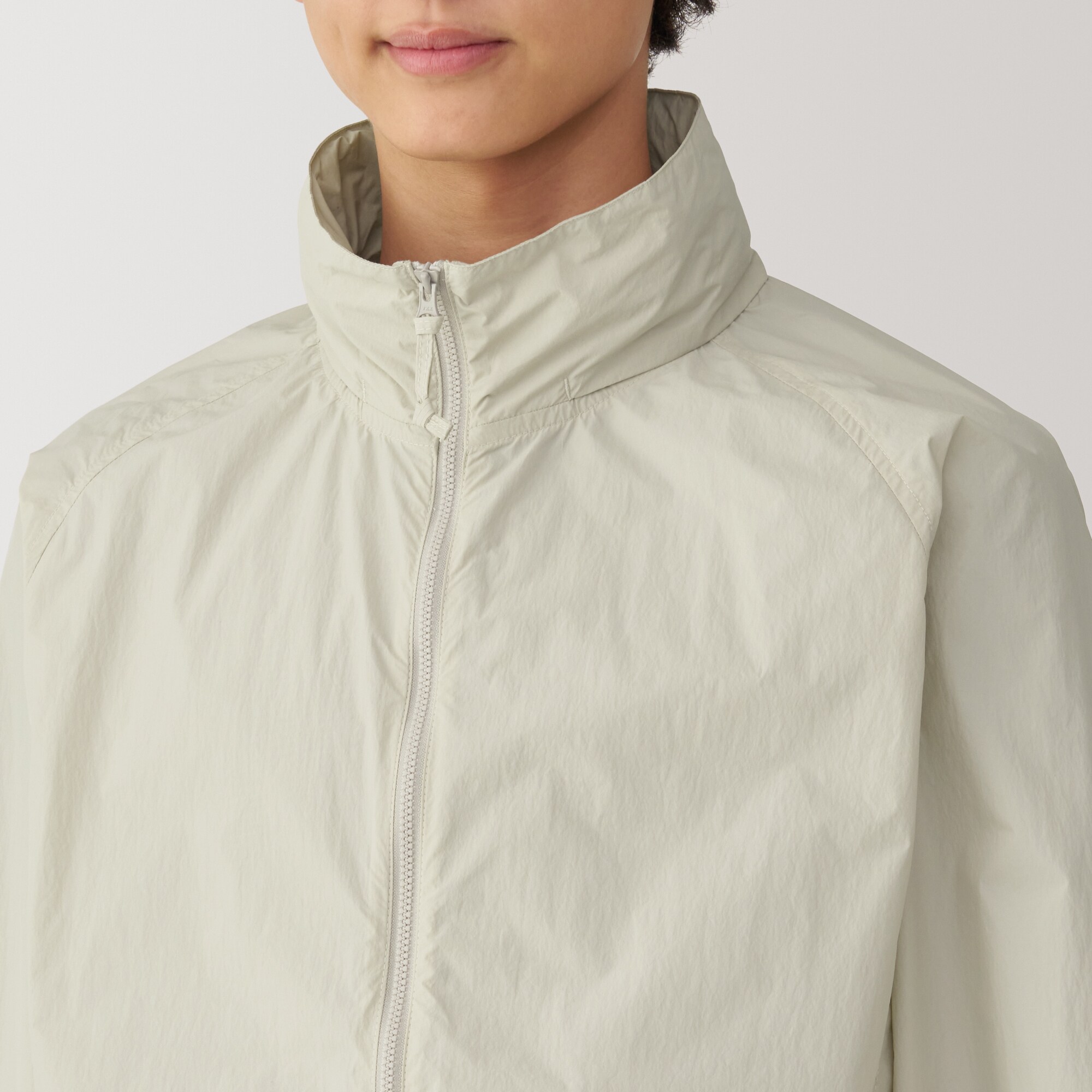 紳士　撥水　ナイロン　ポケッタブル　ウィンドブレーカー