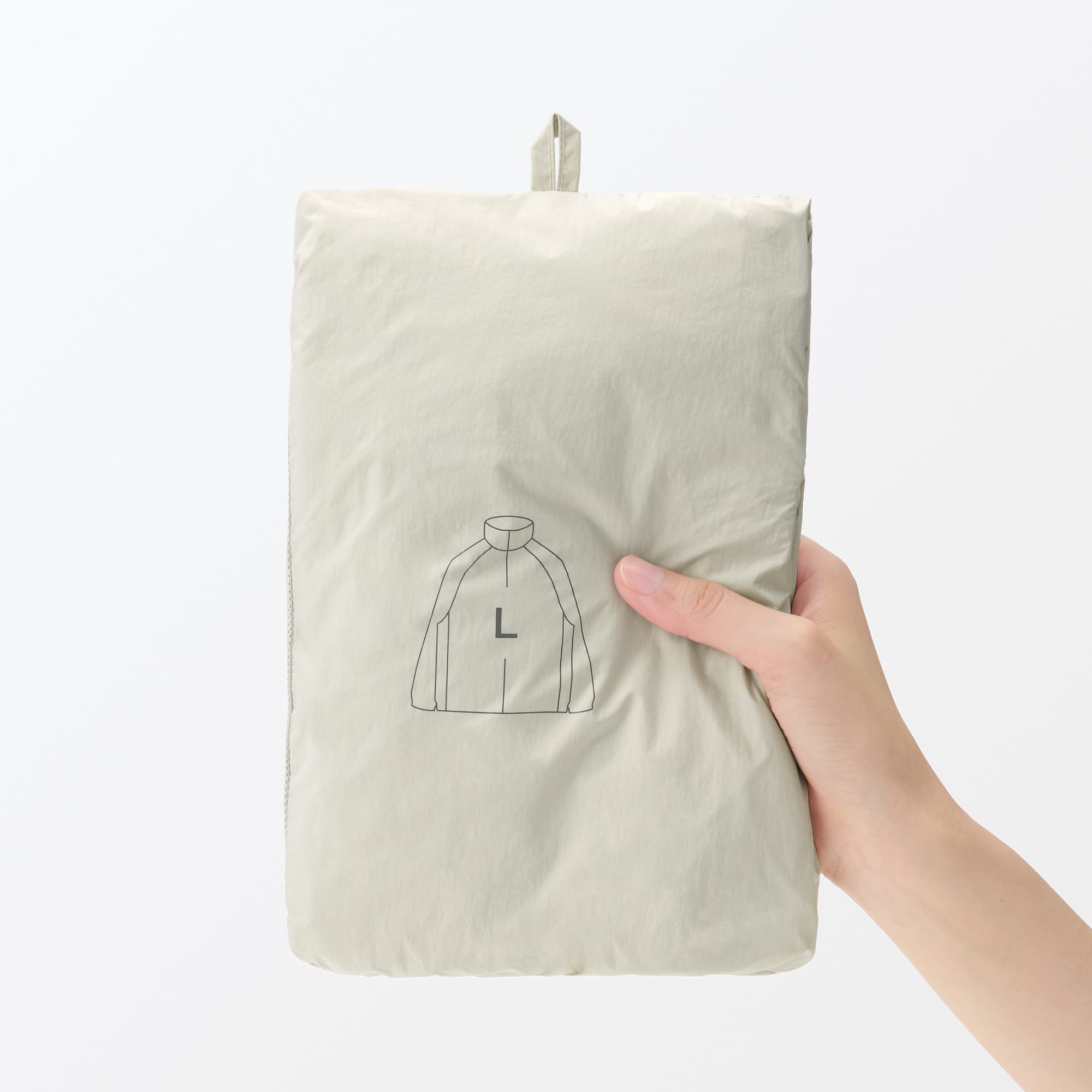 紳士　撥水　ナイロン　ポケッタブル　ウィンドブレーカー