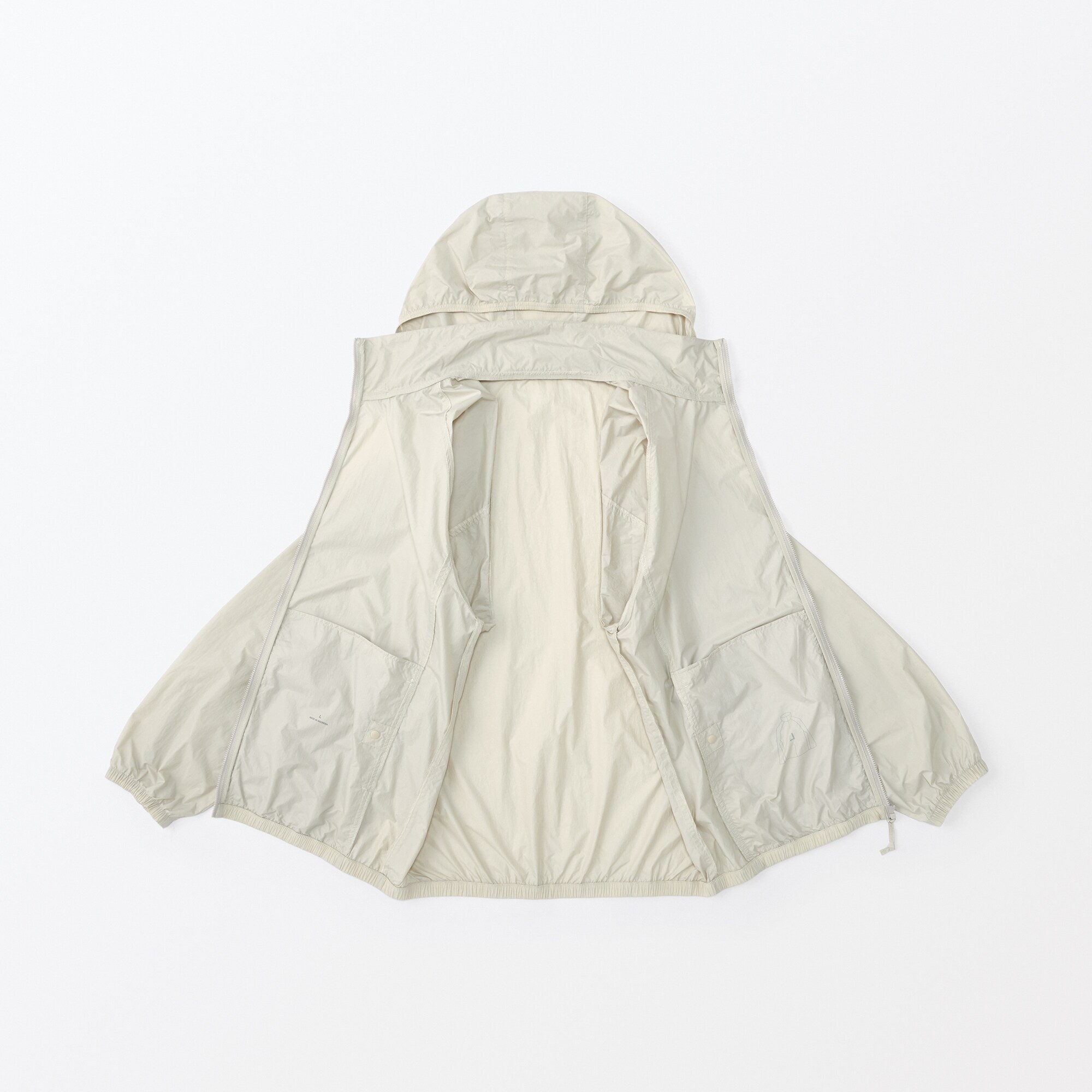 紳士 撥水 ナイロン ポケッタブル ウィンドブレーカー | 無印良品