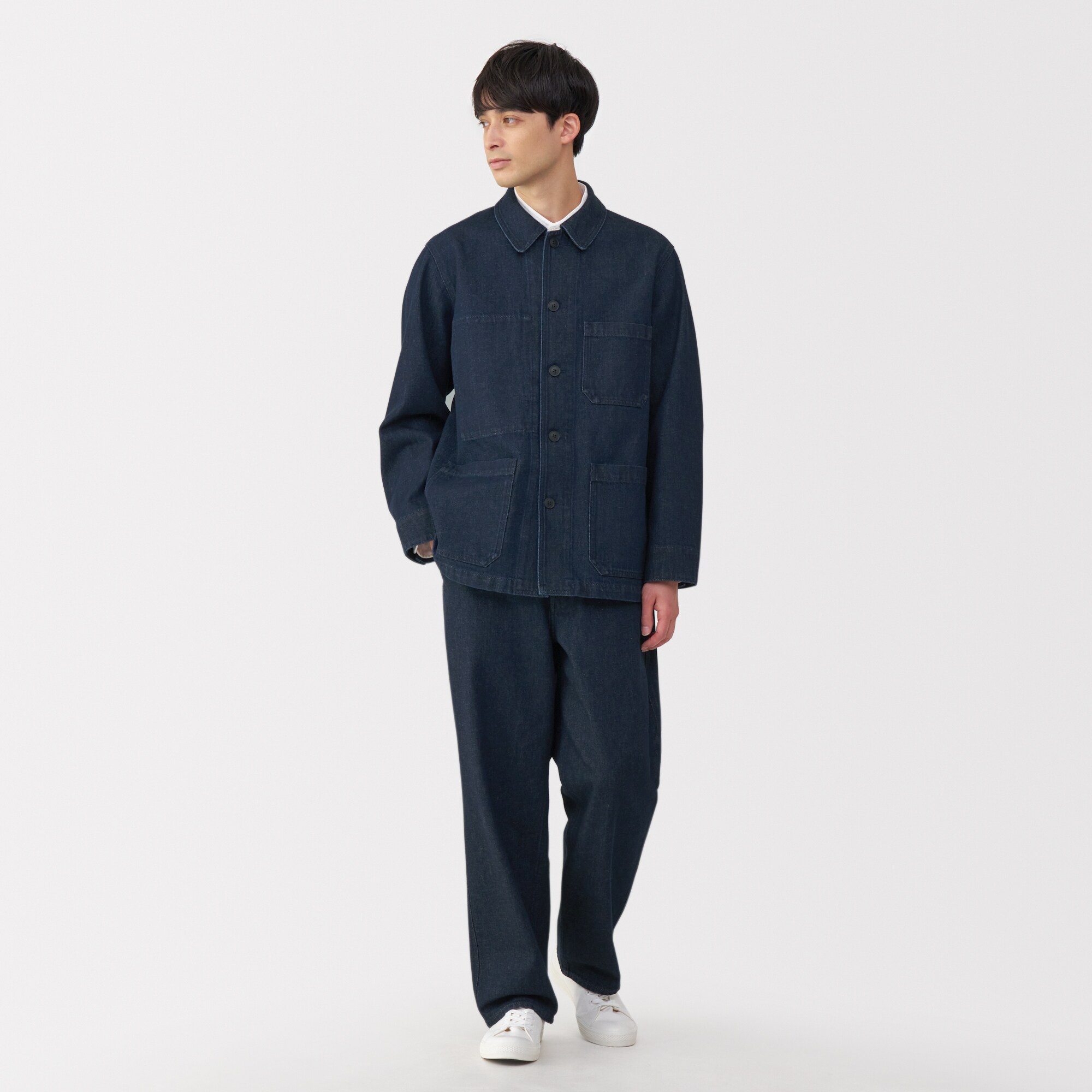 Amazon | 無印良品 紳士 木の実から作ったカポック混デニム