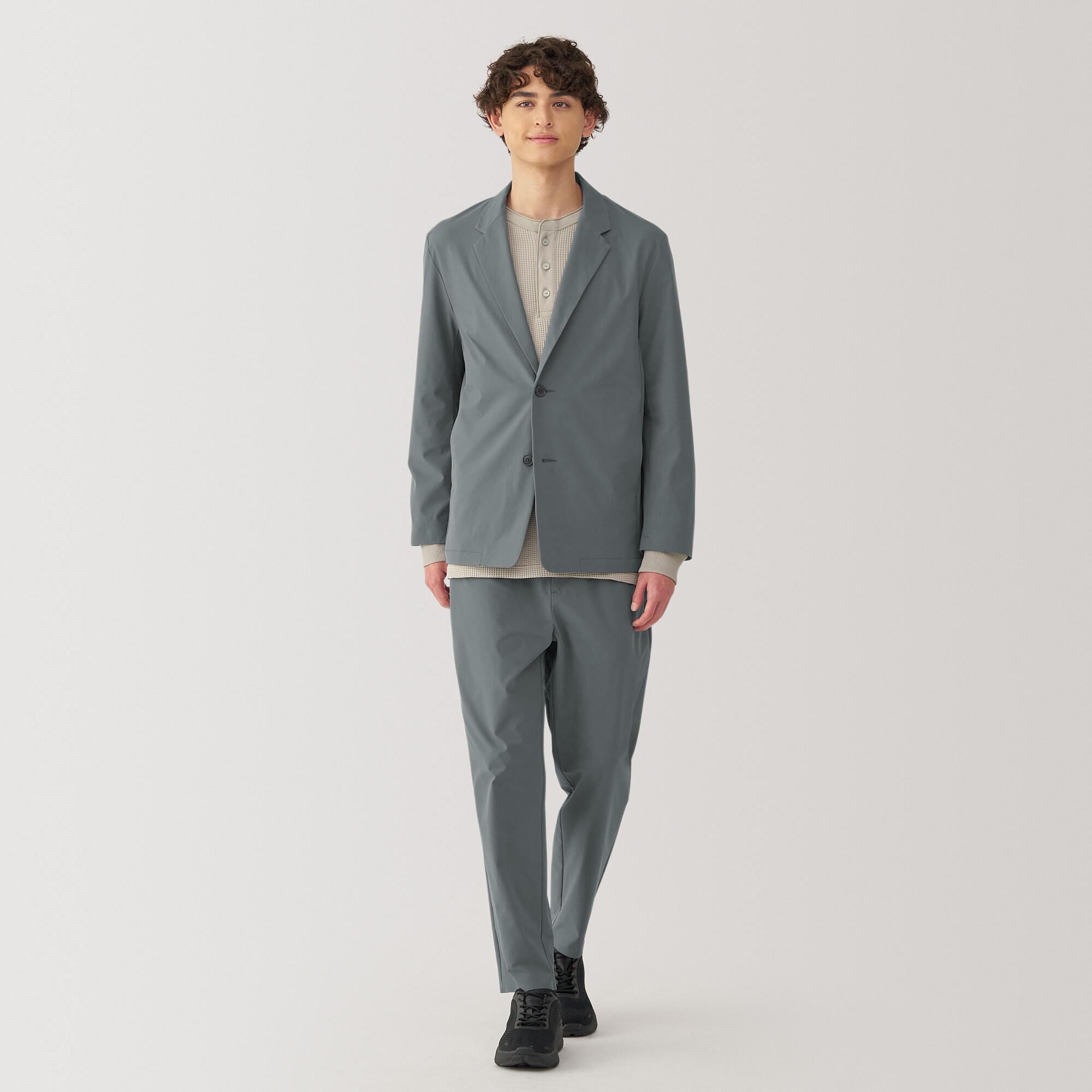 紳士 UVカット 撥水ストレッチ ジャケット | 無印良品
