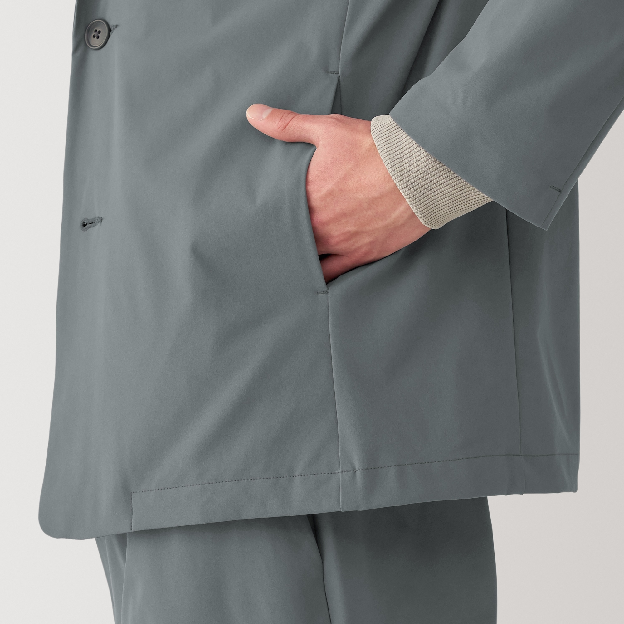 紳士 UVカット 撥水ストレッチ ジャケット | 無印良品