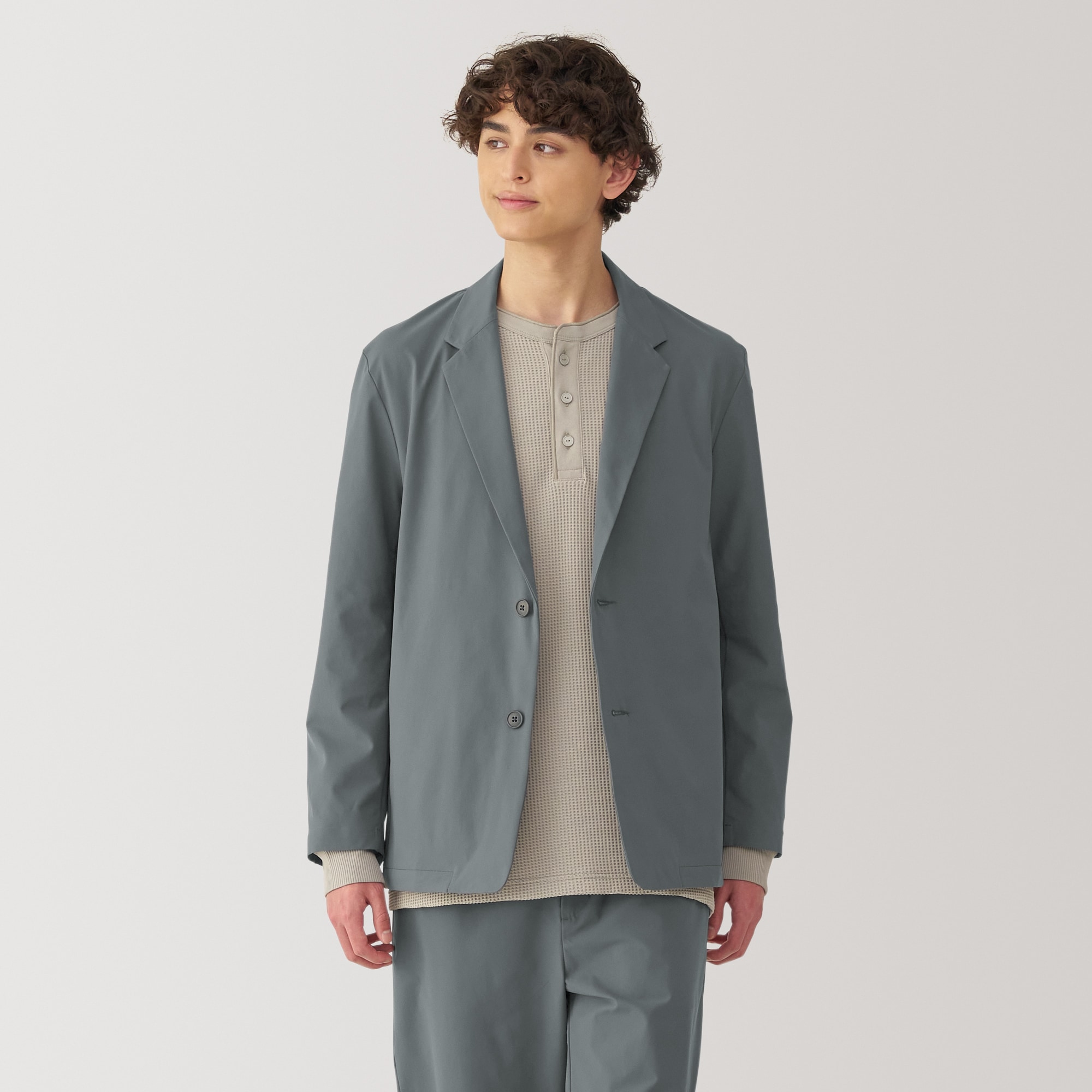 無印良品　UVカット撥水ストレッチジャケット2点セット 紳士 UVカット 撥水ストレッチ ジャケット | 無印良品