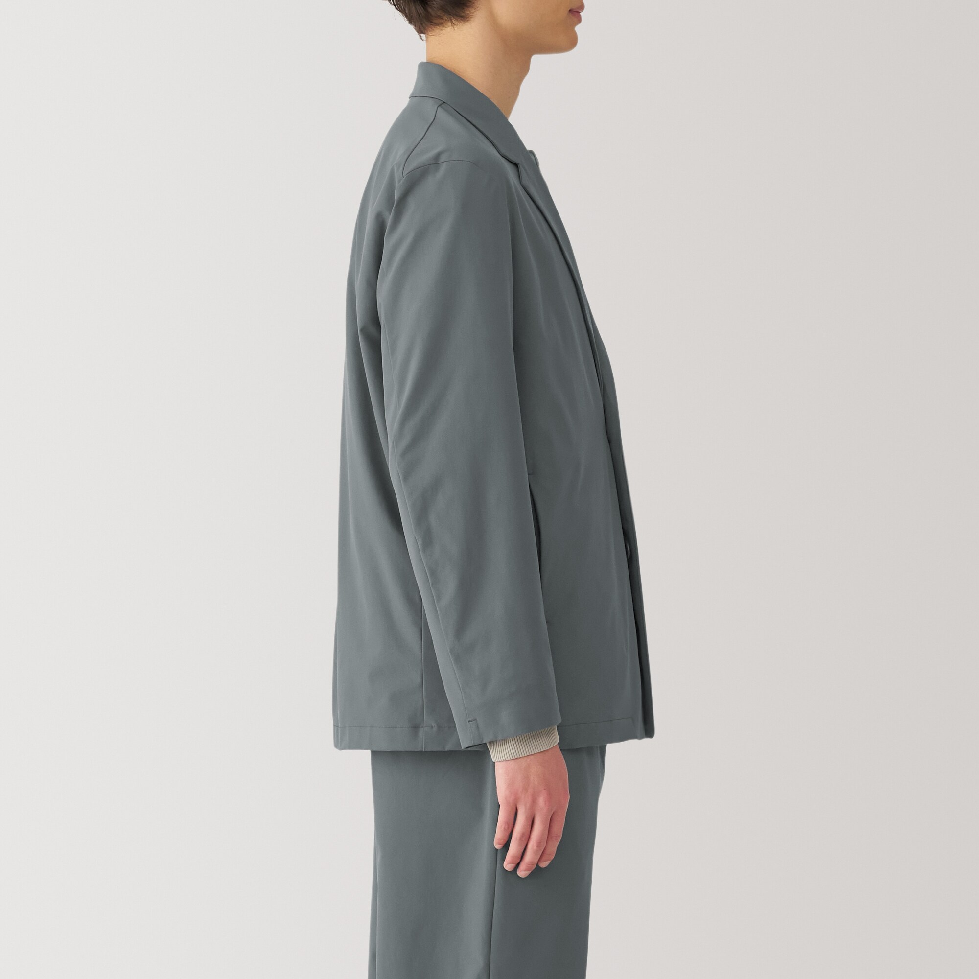 紳士 UVカット 撥水ストレッチ ジャケット | 無印良品