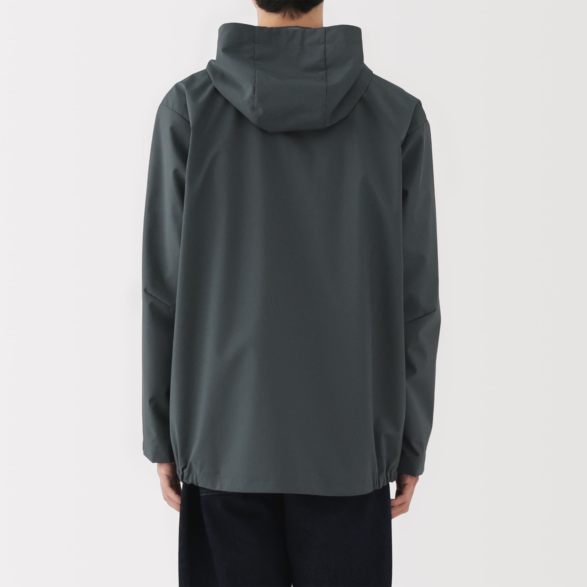 よしのり　美品　無印良品　洗える中綿フードジャケット　L　メンズ 紳士 リネン洗いざらしジャケット | 無印良品