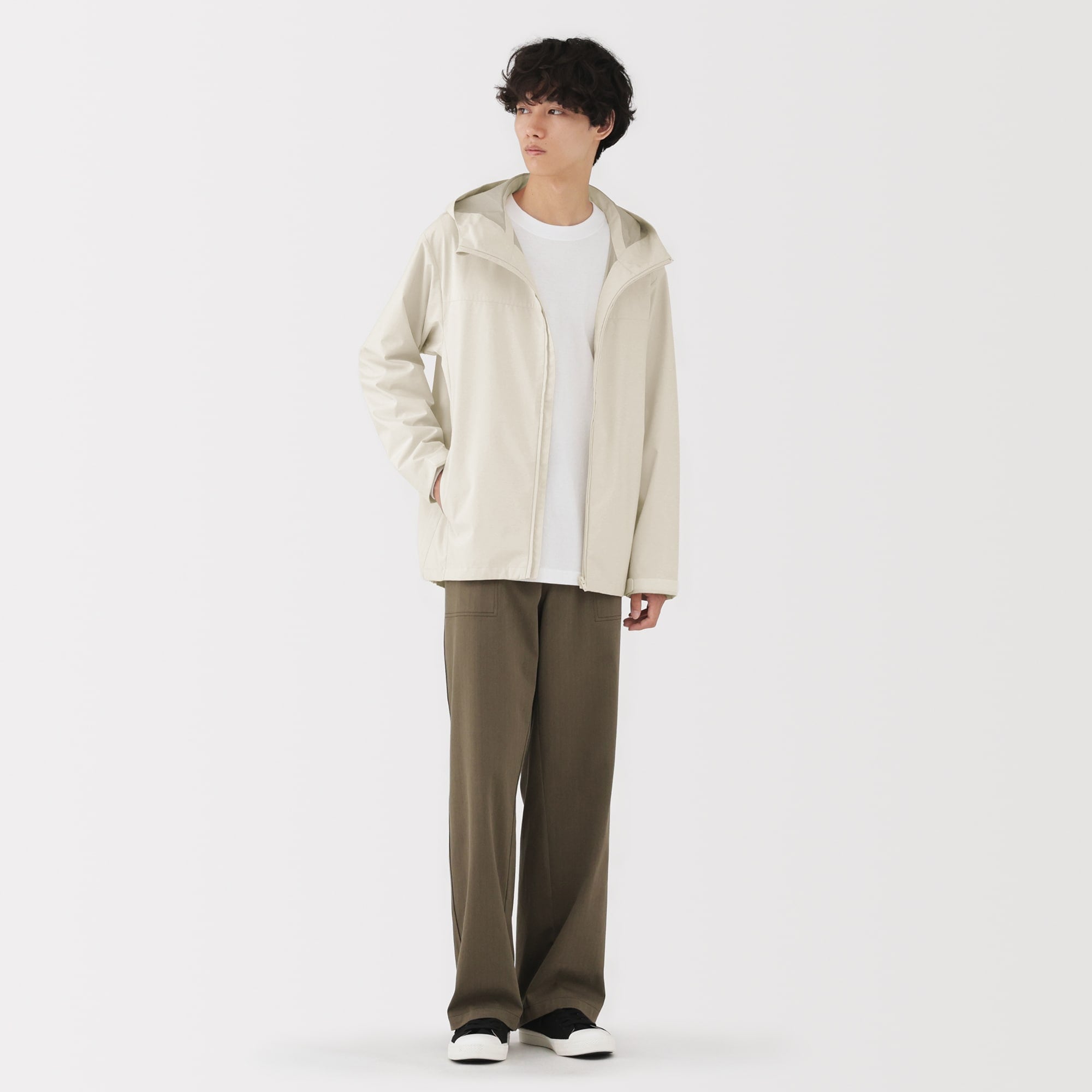 紳士　撥水　フードジャケット