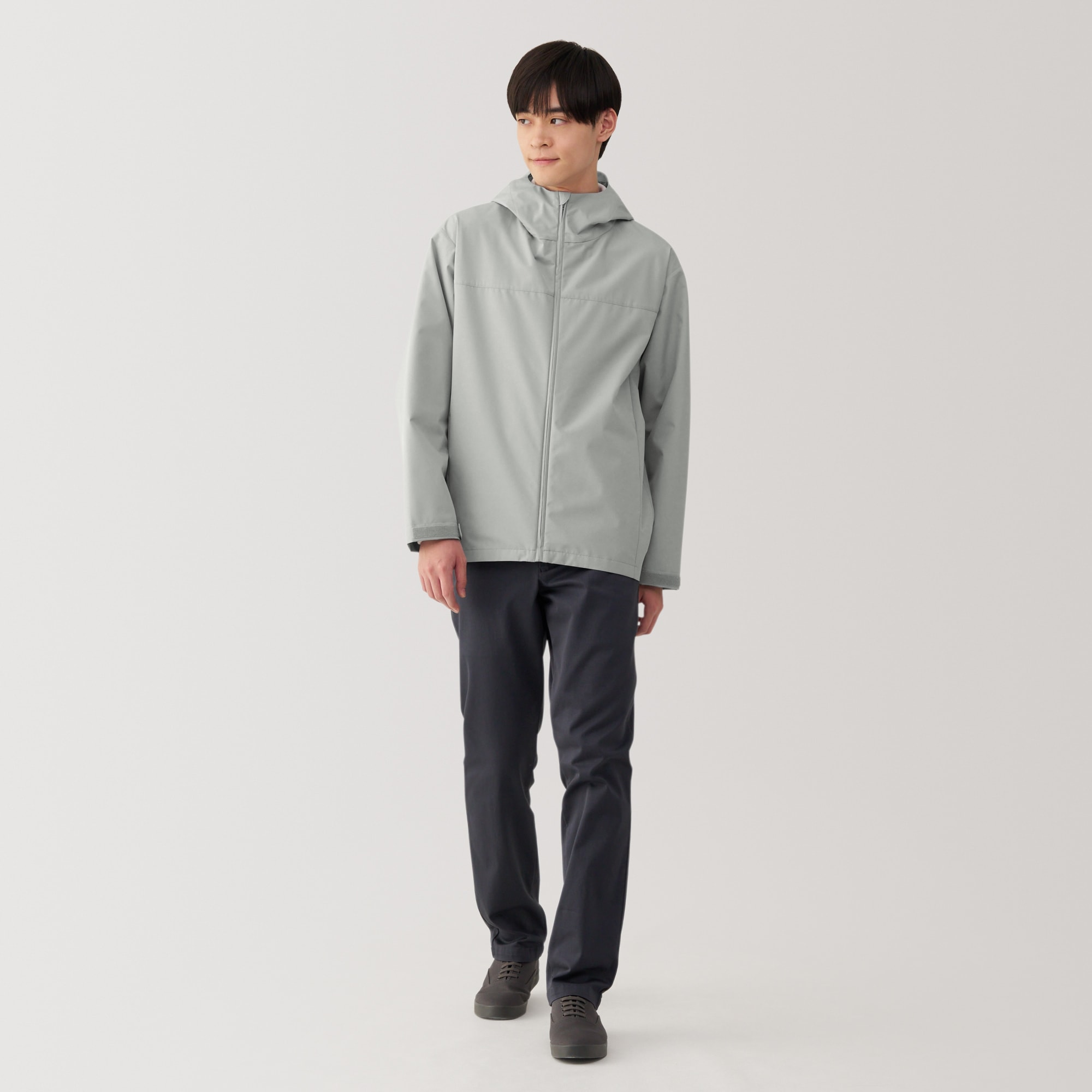 無印良品　洗える中わた　フードジャケット 無印良品】やっぱ名作！大人の冬服に便利な新作フードジャケット