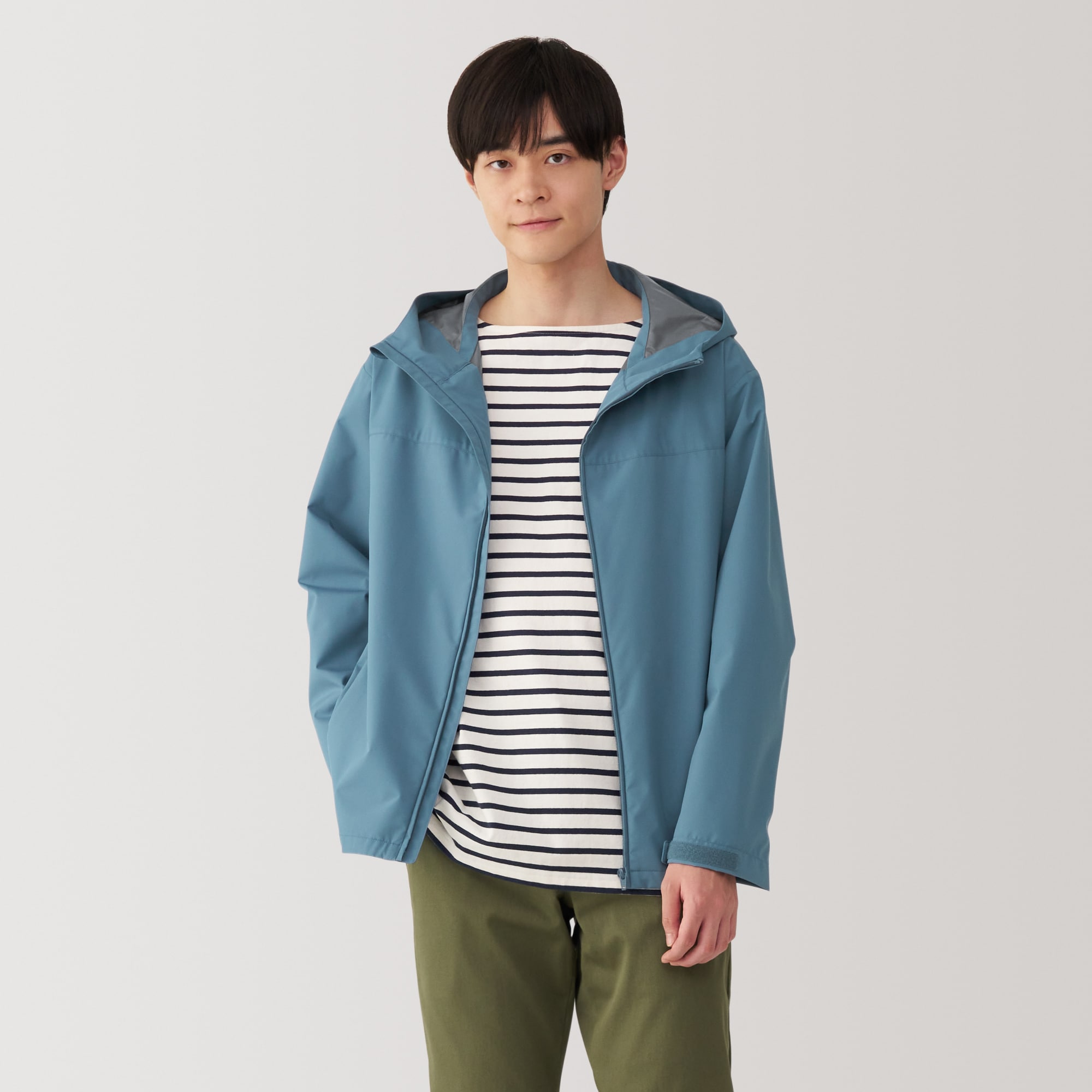 無印良品 ジャケット 紳士 撥水 フードジャケット | 無印良品