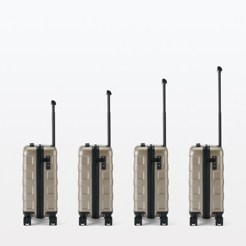 バーを自由に調節できる ハードキャリーケース（20L） | 無印良品 