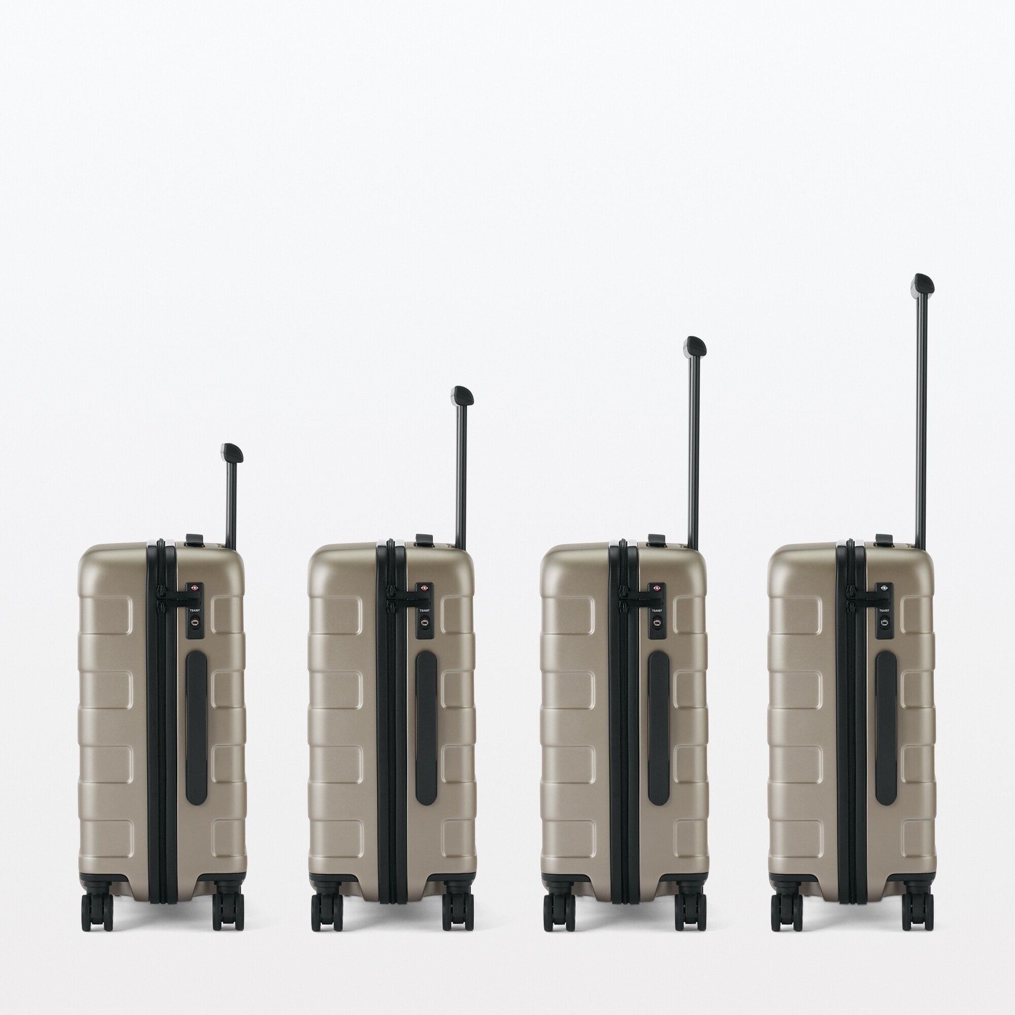 バーを自由に調節できる ハードキャリーケース（36L） | 無印良品