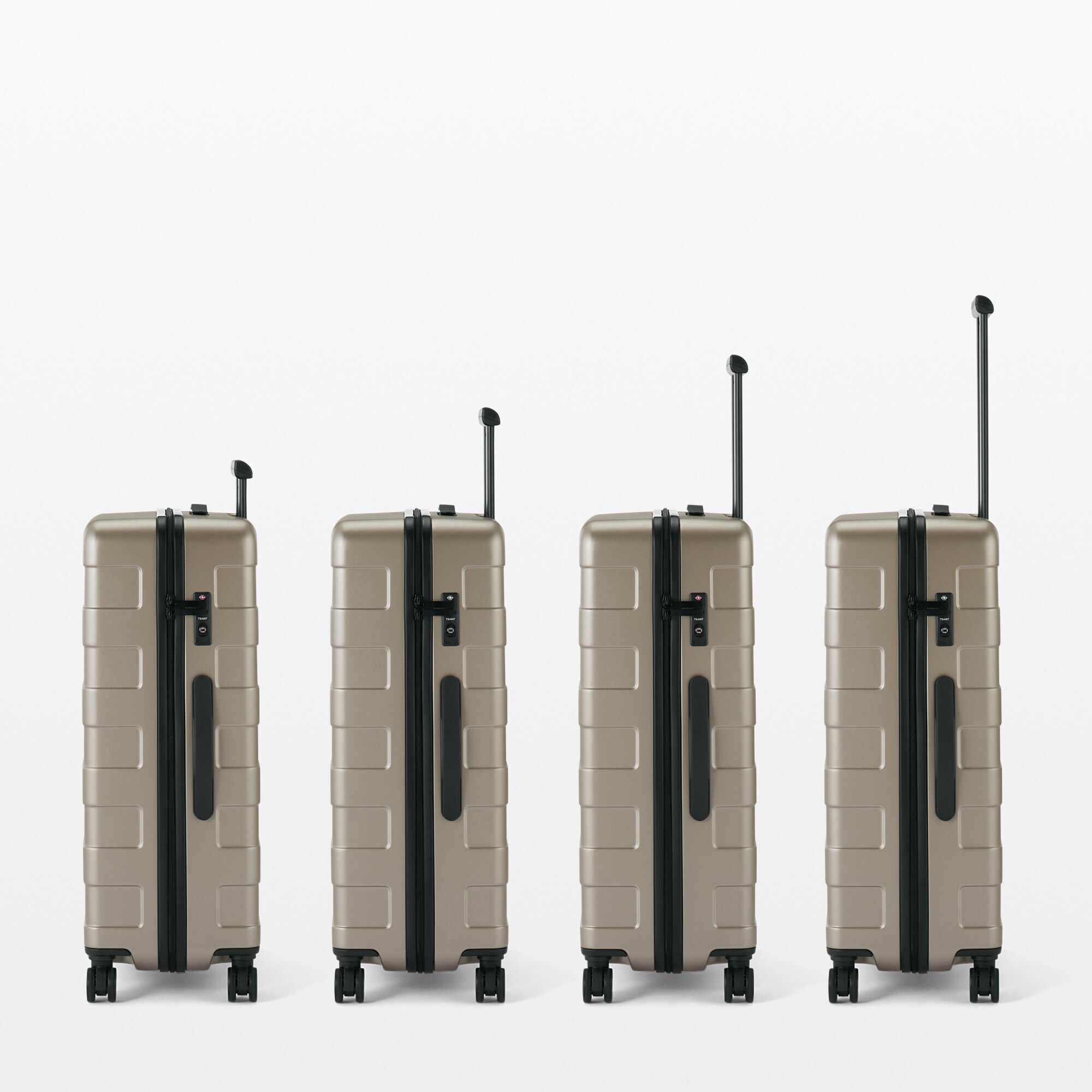 無印 キャリーケース コロコロ 75L バーを自由に調節できる ハードキャリーケース（75L） | 無印良品