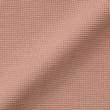 婦人　洗えるワッフル編みクルーネックセーター