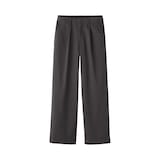 婦人　ムラ糸　チノタックワイドパンツ　股下長め