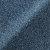 婦人　木の実から作ったカポック混　デニムワイドテーパードパンツ