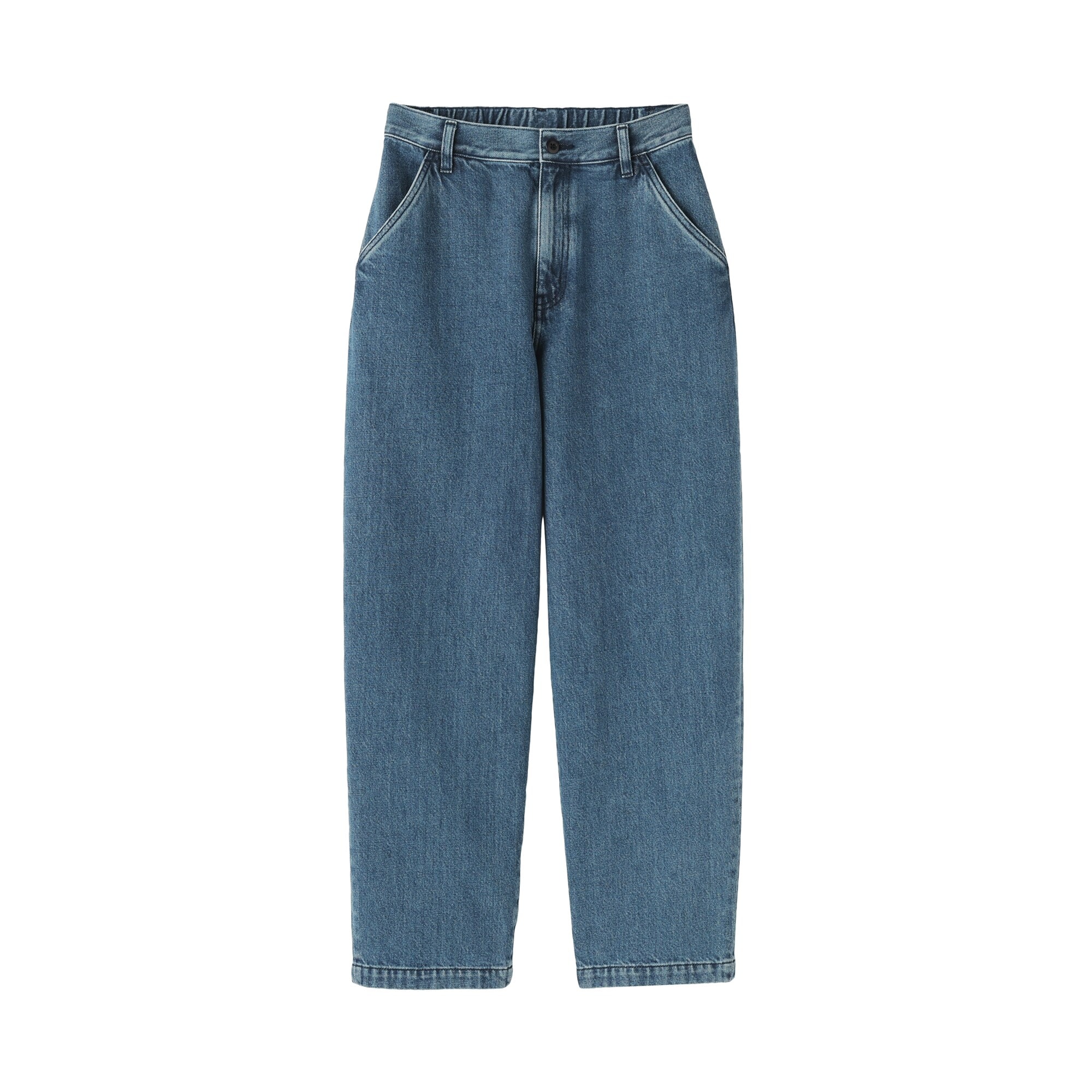 無印良品　羽毛ポケット　デニム 紳士 和紙混デニム5ポケットパンツ | 無印良品