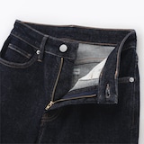 婦人　ストレッチデニムスリムストレートパンツ