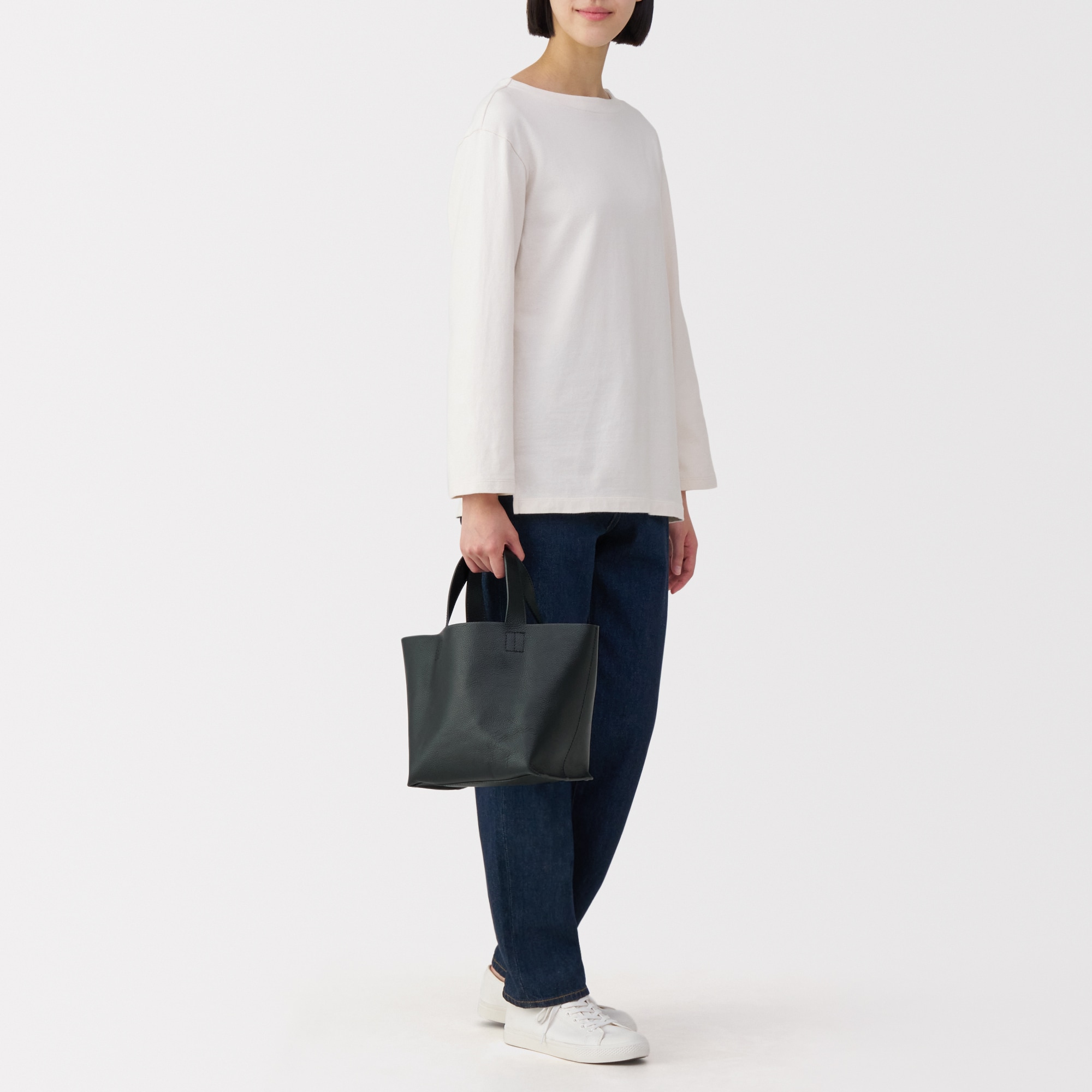 ヌメ革　ミニトートバッグ