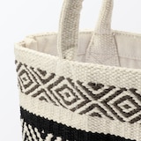 インドの手織り　トートバッグ（柄）