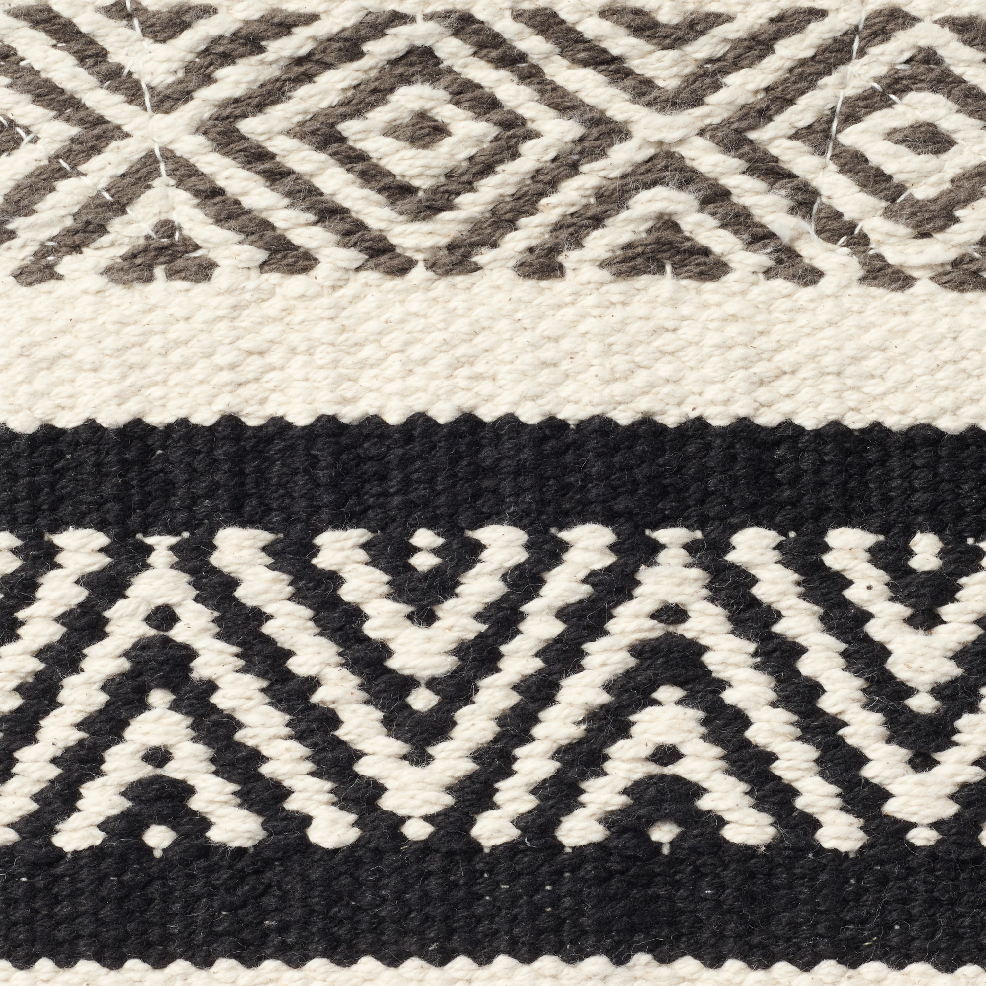 インドの手織り　トートバッグ（柄）