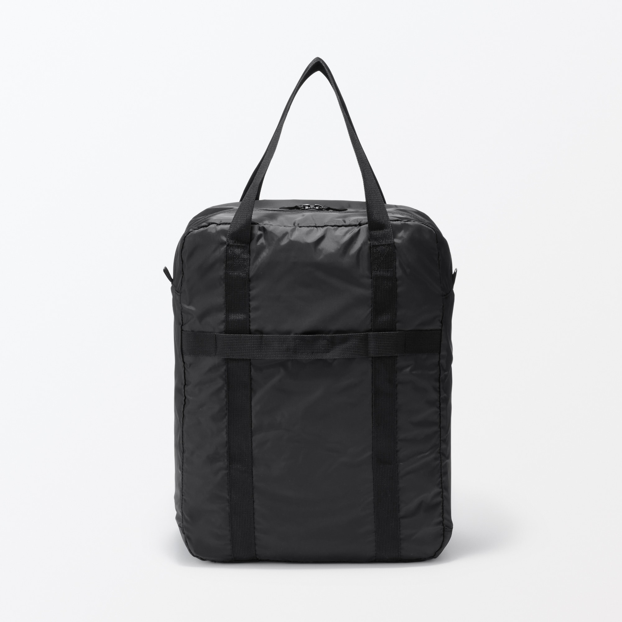 たためる　撥水縦型ボストンバッグ