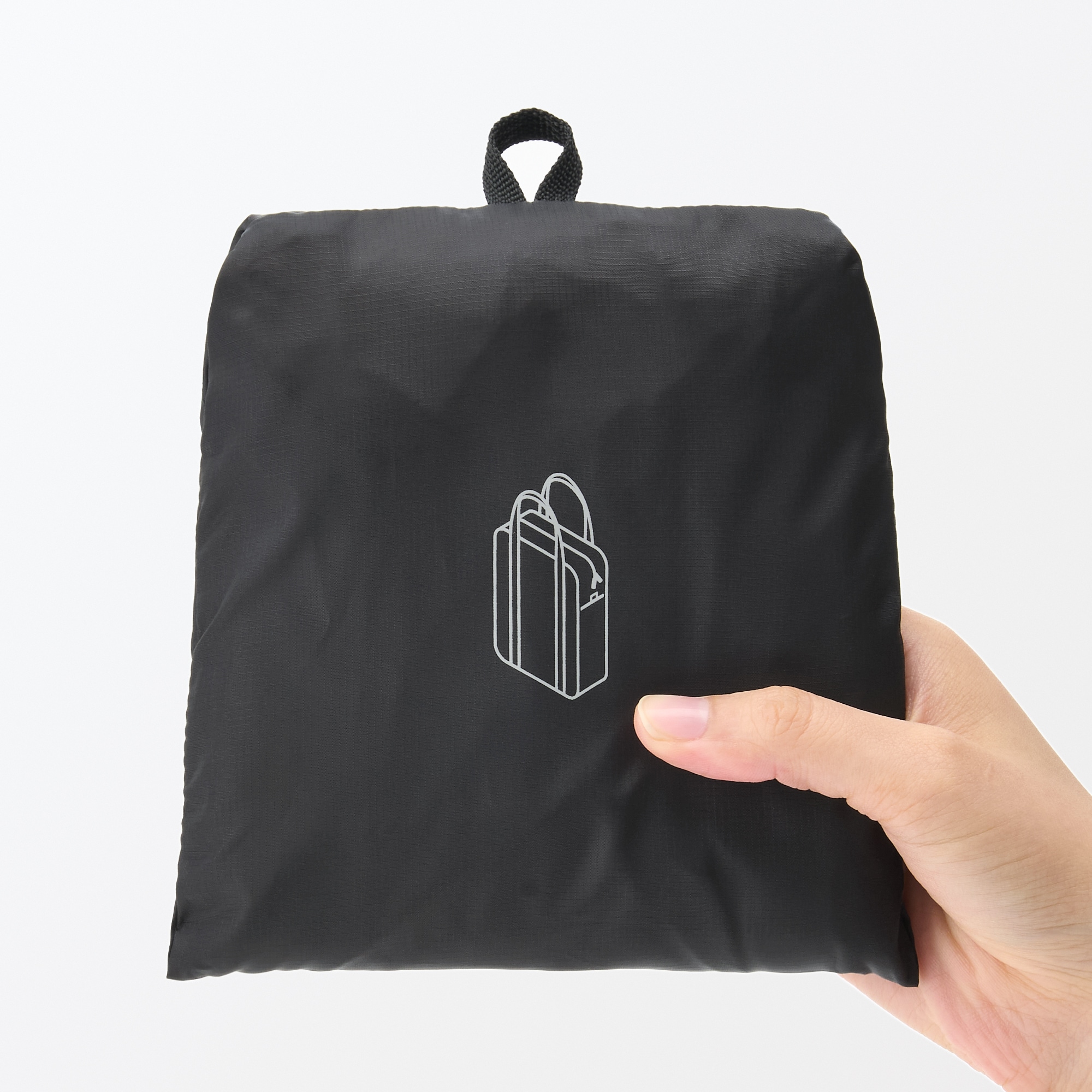 たためる　撥水縦型ボストンバッグ