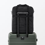 たためる　撥水縦型ボストンバッグ