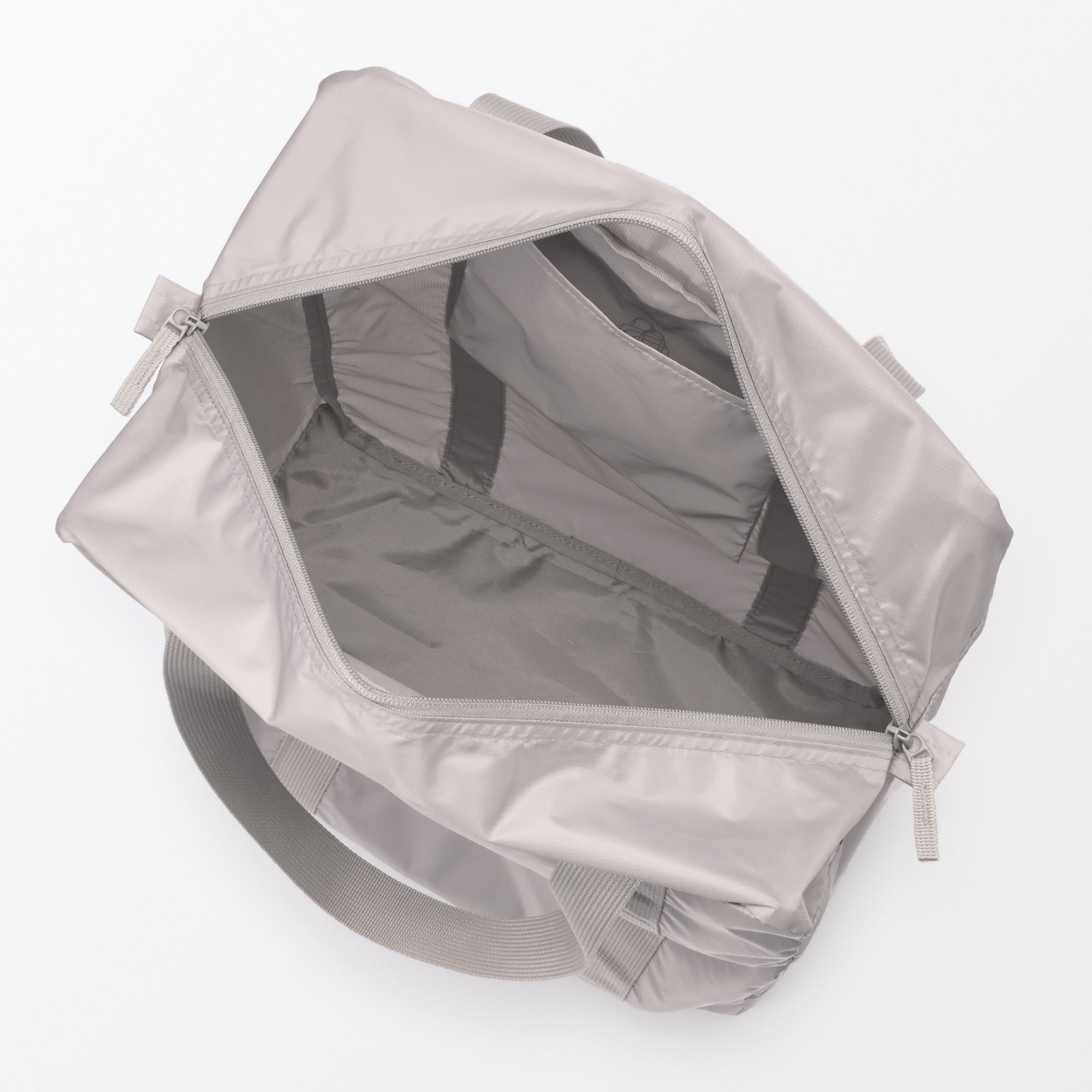 たためる　撥水縦型ボストンバッグ